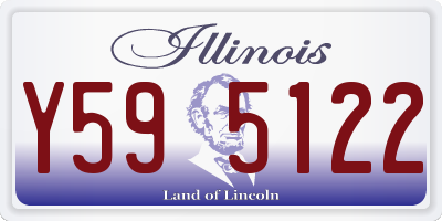 IL license plate Y595122