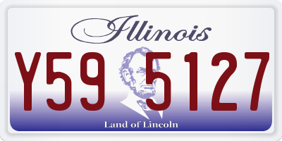 IL license plate Y595127