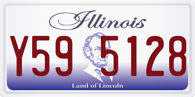 IL license plate Y595128