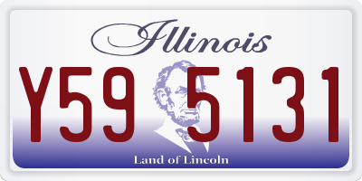 IL license plate Y595131