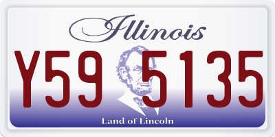 IL license plate Y595135