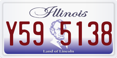 IL license plate Y595138