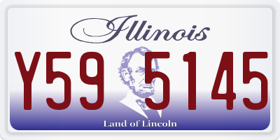 IL license plate Y595145