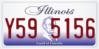 IL license plate Y595156