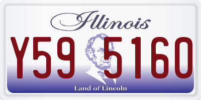 IL license plate Y595160