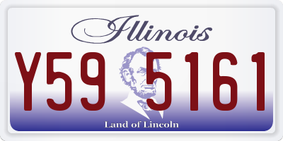 IL license plate Y595161
