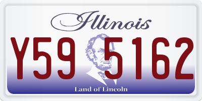 IL license plate Y595162