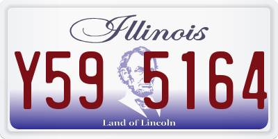 IL license plate Y595164