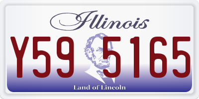 IL license plate Y595165