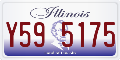IL license plate Y595175