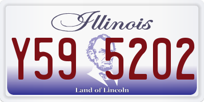 IL license plate Y595202