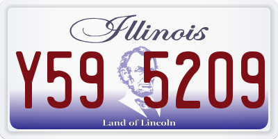 IL license plate Y595209