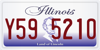 IL license plate Y595210