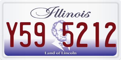 IL license plate Y595212