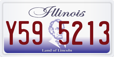 IL license plate Y595213