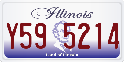 IL license plate Y595214