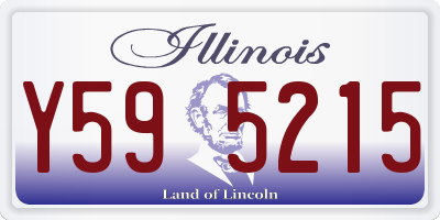 IL license plate Y595215