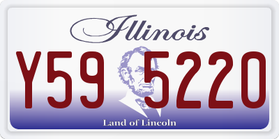 IL license plate Y595220