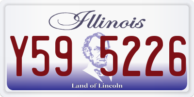 IL license plate Y595226