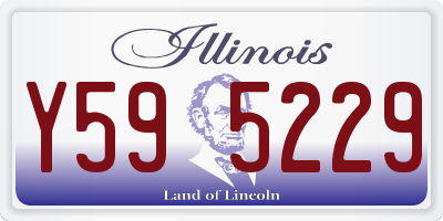 IL license plate Y595229