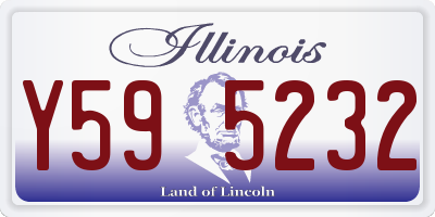 IL license plate Y595232