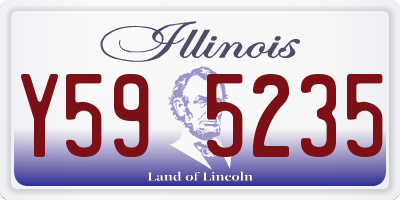IL license plate Y595235