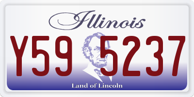 IL license plate Y595237