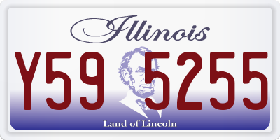 IL license plate Y595255