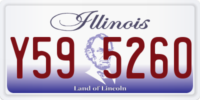 IL license plate Y595260