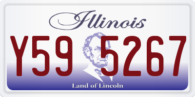 IL license plate Y595267