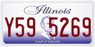 IL license plate Y595269