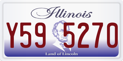 IL license plate Y595270