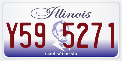 IL license plate Y595271
