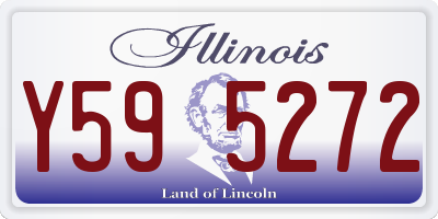 IL license plate Y595272