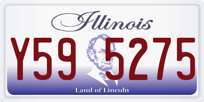IL license plate Y595275