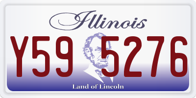 IL license plate Y595276