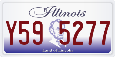 IL license plate Y595277