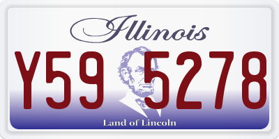 IL license plate Y595278