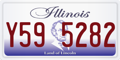 IL license plate Y595282