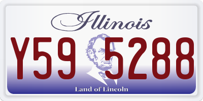IL license plate Y595288