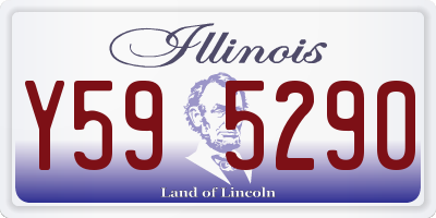 IL license plate Y595290