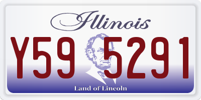 IL license plate Y595291
