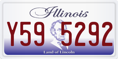 IL license plate Y595292