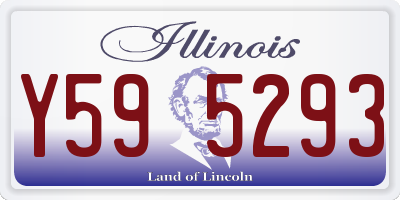 IL license plate Y595293