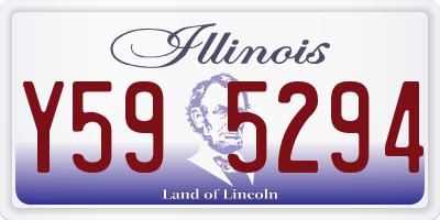 IL license plate Y595294