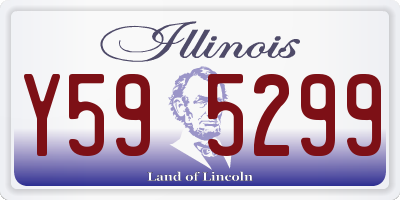 IL license plate Y595299