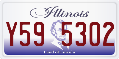 IL license plate Y595302