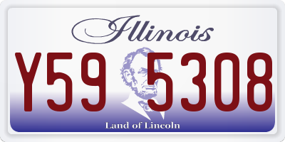 IL license plate Y595308