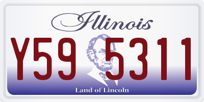 IL license plate Y595311