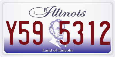 IL license plate Y595312